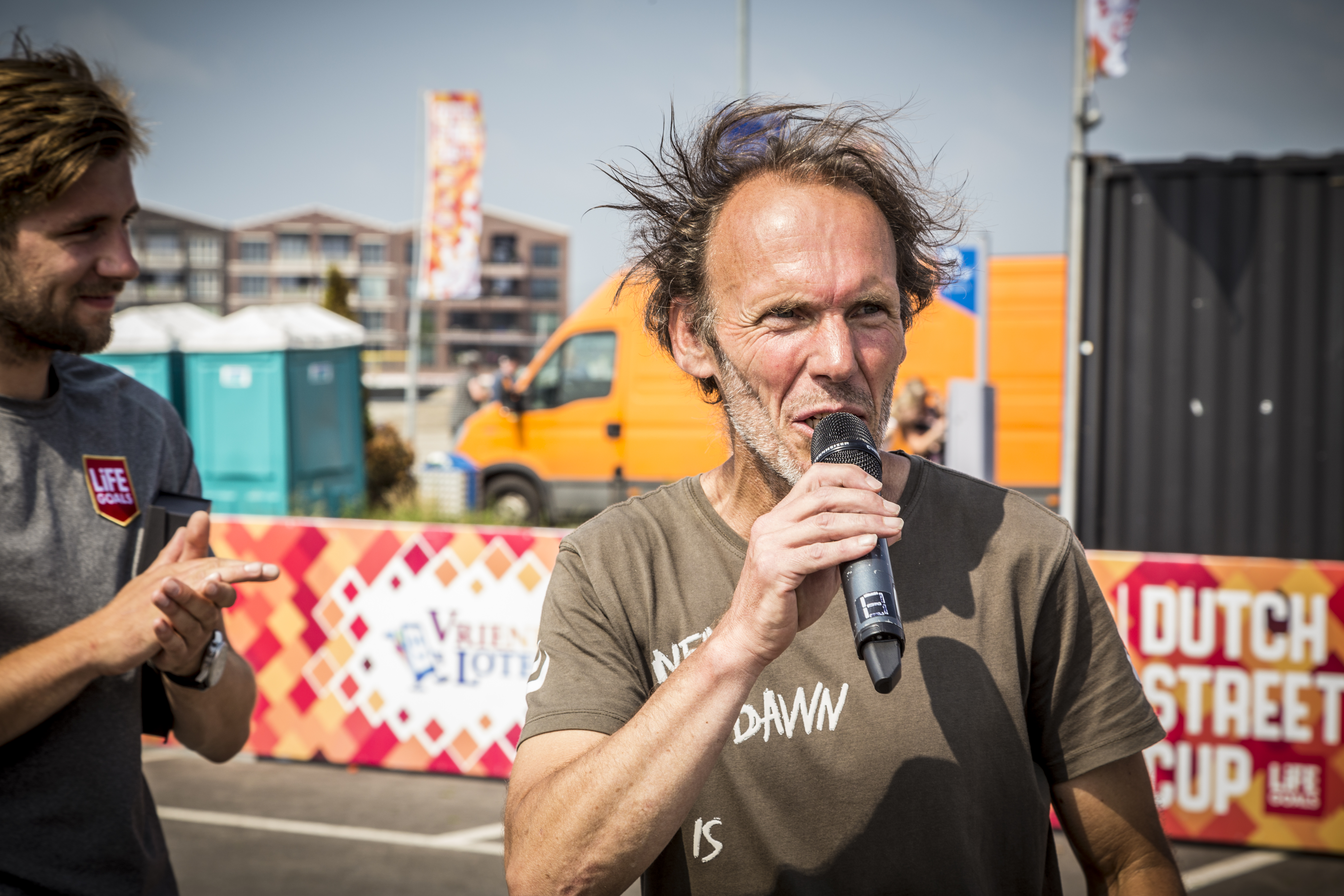 Kees Grovenstein aan het woord tijdens Life Goals Festival Harderwijk x Veluwe Games 2018